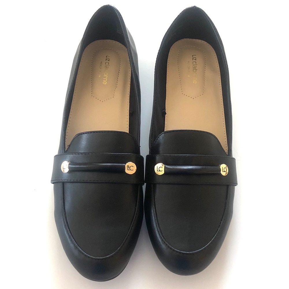 Liz Claiborne Trish Black Loafers - Size 10M - Memory Foam Comfort - Picture 2 of 8